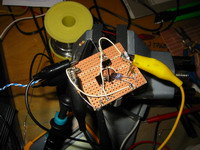 Optikai visszacsatoló próba